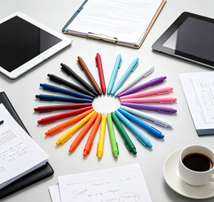 Stylo Gel Rétractable Imprimable à Encre Colorée Effet Spray, Couleurs Bonbon, Idéal pour Écoles et Cadeaux Promotionnels d'Entreprise - Product Image 4