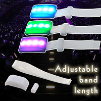 Pulseras con Control Remoto Personalizadas para Festivales de Música, Fiestas, Pulsera de Entrada con Control DMX, Pulsera LED