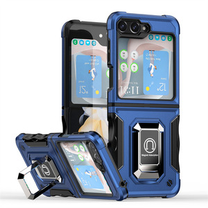 Funda resistente a prueba de golpes para <span class=keywords><strong>Samsung</strong></span> <span class=keywords><strong>Galaxy</strong></span> <span class=keywords><strong>Z</strong></span> <span class=keywords><strong>Flip</strong></span> 7 FE / <span class=keywords><strong>Flip</strong></span> 6 5 <span class=keywords><strong>4</strong></span> / <span class=keywords><strong>Z</strong></span> <span class=keywords><strong>Flip</strong></span> 3 soporte magnético para coche armadura cubierta dura - Product Image 1
