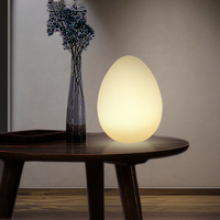Lampe LED étanche en forme d'œuf, lumières décoratives LED, lampes de nuit, lampe décorative LED, lampe boule LED, lampe de table LED pour chambre à coucher