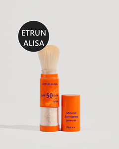 Polvo Protector Solar de Marca Blanca con Amplio Espectro <span class=keywords><strong>SPF</strong></span> <span class=keywords><strong>50</strong></span>, Polvo Protector Solar Facial de Belleza, Polvo <span class=keywords><strong>Mineral</strong></span> con Brocha - Product Image 6