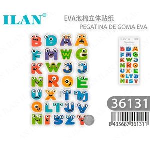 Adesivi 3D in Schiuma EVA con Lettere dell'Alfabeto per Bambini, Decorazioni per Lavori Manuali - Product Image 1