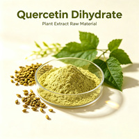 Quercétine dihydratée 98% CAS 6151-25-3 Poudre jaune-vert clair Extrait naturel de Sophora Japonica Matière première pour complément alimentaire