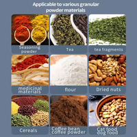 Machine d'emballage automatique rouge dates noix fruits secs grains de café granules pesage remplissage et scellage emballage