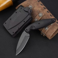 Cuchillo de Acero Inoxidable de Alta Calidad KB 1482, Recto, para Acampar al Aire Libre, Sin Afilar, OEM, 20 cm, 3 mm, para Bricolaje Industrial