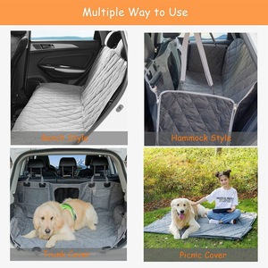 Housse de siège de voiture pour <span class=keywords><strong>chien</strong></span> imperméable en Oxford, hamac pour siège arrière, antidérapant, résistant aux rayures, tapis de voyage pour animaux de compagnie pour SUV et camions - Product Image 3