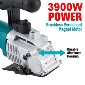 Scanalatrice Elettrica <span class=keywords><strong>a</strong></span> Parete Senza Spazzole 3900W, Tagliatrice per Scanalature in Calcestruzzo con <span class=keywords><strong>Disco</strong></span> da 133mm - Product Image 2