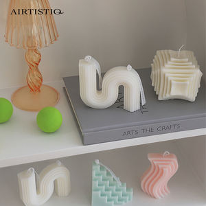 Nến Vòm Tùy Chỉnh Nến Thơm Nghệ Thuật Sáp Đậu Nành Nến Thơm Hình Vòm Hình Học Hình Chữ N Để Trang Trí Nhà Cửa - Product Image 4