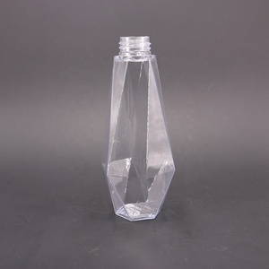 Chai Nhựa Theo Yêu Cầu Chai Nhựa Đựng Mỹ Phẩm PETG Hình Kim Cương 300Ml 500Ml Độ Trong Suốt Cao Tường Dày Chai Đựng Dầu Gội - Product Image 1