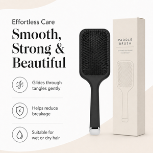TL Nouveauté Grande Brosse Carrée Peinte à la Main Anti-Nœuds pour Coiffure et Boucles, Brosse de Massage à Coussin d'Air - Product Image 2