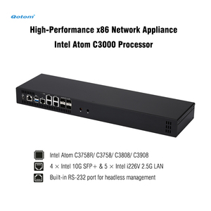 Q20300G9 Barebone Q20300G9 1U Rack - CPU C3000, 4x 10G SFP+/ 5x 2.5G LAN, RAM DDR4, NVMe Dual - Aplicación de Firewall PfSense/OPNsense - Product Image 1