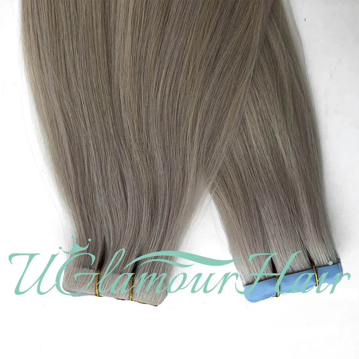 Double Drawn human Remy European Injected Tape In Hair Extensions Invisible Tape Hair Extensions