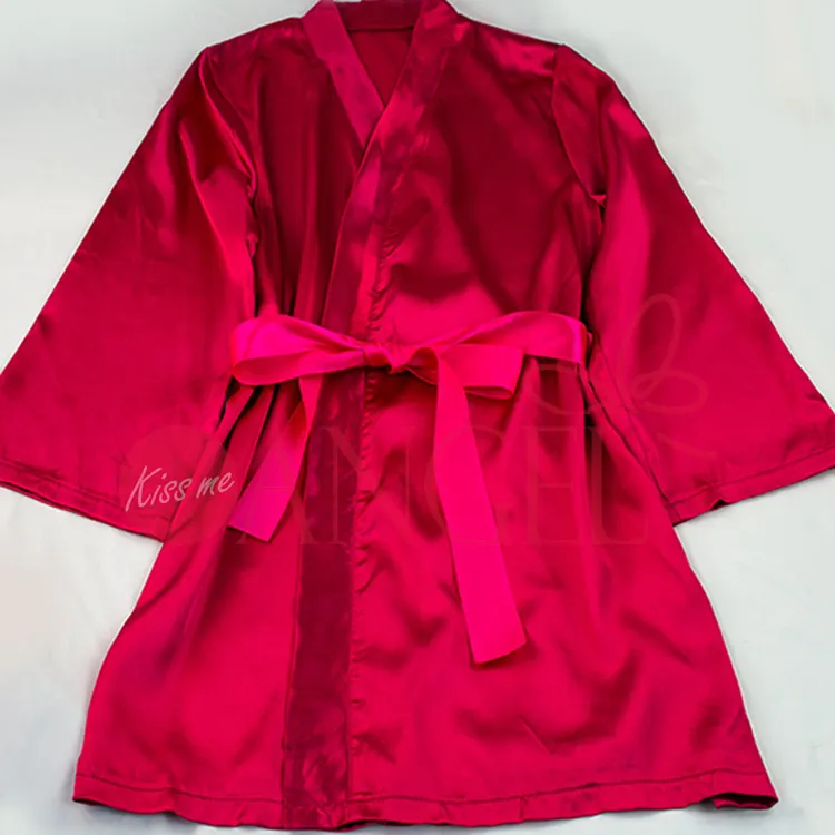 KISS ME ANGEL sale products long-sleeved sexy robe cardigan seduction silk bathrobe home wear