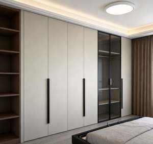 Custom Wholesale Ready to Assemble <b>Wardrobe</b> Bedroom Furniture Set Modular Closet Organizer With Metal Frame for Hotel Project - Product Image 4