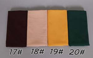 Mayorista Chifón Hijab Pashmina Colores Sólidos Mujeres Liso Chifón Hijab Bufanda - Product Image 2