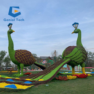 SG-ZM24 gazon artificiel sculpture animale <span class=keywords><strong>éléphant</strong></span> topiaire buis couvert gazon artificiel paysage sculpture - Product Image 4