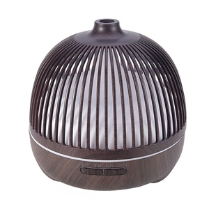 Humidificateur ultrasonique au design spécial, diffuseur d'aromathérapie, humidificateur d'arôme miniature en bois pour usage domestique avec télécommande - Product Image 3