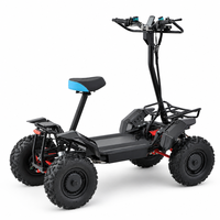 Quad électrique tout-terrain pliable à 4 roues de 4000W, scooter de mobilité avec certification CE, directement de l'usine