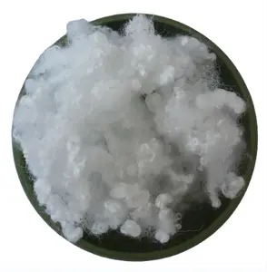 Virgin/recycled Hollow Conjugated Silicon HCS Polyester Fiber 7D * 64MM Raw Material For Filling Sofa/pillow