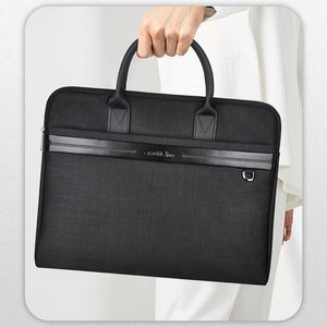 Factory Price Modern Style Travel Laptop Bag 15.6 Inches Durable Waterproof PU Leather Business <b>Briefcase</b> for Men Storage Files - Product Image 4