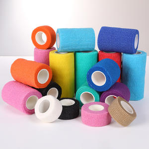 Bandages Cohésifs Médicaux Auto-Adhésifs Déchirables Cening, Respirants, Résistants à l'Eau, en Coton, Largeur 5 cm, Longueur 4,5 m, Multi - Product Image 3