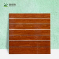 Panneau rainuré en MDF mélaminé 15-18mm 4x8ft, vente directe usine, panneau rainuré pour mur à lamelles, MDF imperméable, vente en gros