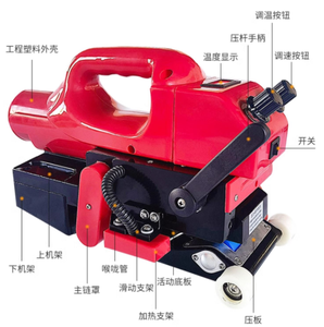 Xách tay 800W kỹ thuật số readout Con lăn thép không khí nóng Wedge thợ hàn geomembrane <span class=keywords><strong>HDPE</strong></span> tấm PVC phim plasticlinersealing machine220v - Product Image 6