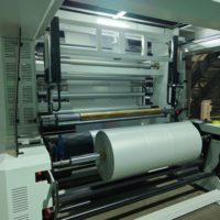 Machine à film soufflé par co-extrusion à 3 couches, extrudeuse de film plastique transparente haute vitesse