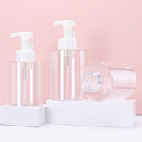 Bouteille vide personnalisée en mousse 300ml-1000ml en plastique PET avec pompe de scellage pour mousse nettoyante visage ou mains, flacon pompe pour savon liquide moussant