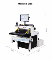 Machine d'emballage automatique intelligente pour sacs express de commerce électronique, machine de laminage de feuilles de protection, machine de scellage de sacs multifonctionnelle