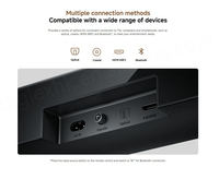 Barra de Sonido Original para Xiaomi Pro 2.0 Ch con Subwoofer, Graves Inteligentes, Estéreo Inalámbrico, Dolby Atmos, para Cine en Casa
