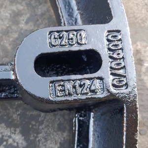 EN124 B125 rond encastré <span class=keywords><strong>fonte</strong></span> <span class=keywords><strong>ductile</strong></span> couvercle de trou d'homme béton ciment rembourrage installations routières sécurité routière prix - Product Image 4