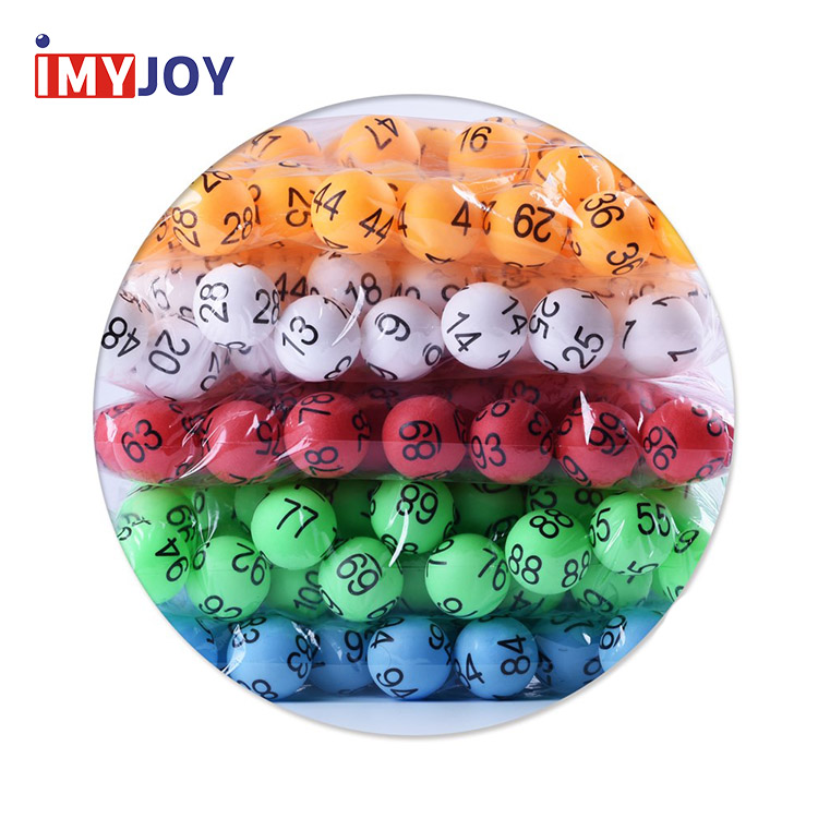 Gravity pick lotto draw air mix lottery machine colorful 4cm ping pong balls for sale
