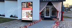 360SPB 98 polegadas Full Display Screen Digital Quiosque Floor Standing LCD Screen Publicidade Interna com Sistema Android - Product Image 5