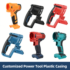 Custom Power <b>Tool</b> Electric Drill Housing Plastic Injection Molding Parts PP PBT PVC Materials OEM Manufacturer - Product Image 4