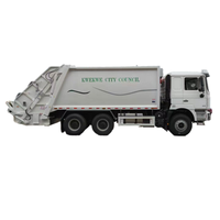 Camión de Basura con Cargador Trasero de Motor Diésel 6x4 de Shaanxi Automobile, para Recolección de Residuos Domésticos, Emisión Euro 3, Directo de Fábrica