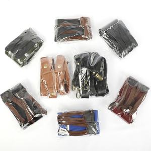 Tirantes de Cuero PU Elegantes para Hombre, Duraderos, Elásticos, de Última Moda, con Diseño en <span class=keywords><strong>Y</strong></span>, Ajustables con Metal <span class=keywords><strong>y</strong></span> Acero - Product Image 4