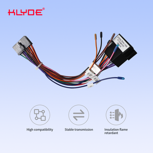 <span class=keywords><strong>Adaptateur</strong></span> de faisceau de câblage stéréo pour <span class=keywords><strong>autoradio</strong></span> CD/DVD <span class=keywords><strong>ISO</strong></span> pour ALPINE Audio vidéo câble de connecteur de fil de haut-parleur à 2 têtes - Product Image 2