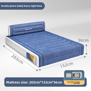 Matelas <span class=keywords><strong>Gonflable</strong></span> Entièrement Automatique OEM pour Une ou Deux Personnes, <span class=keywords><strong>Lit</strong></span> d'Appoint Pliable pour la Maison, Vente en Gros de Meubles Domestiques - Product Image 2