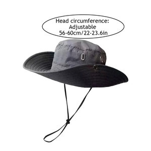 Sombrero de pescador impermeable para hombre y mujer, protección solar Anti UV para verano, malla transpirable, para acampar, senderismo, montañismo - Product Image 2