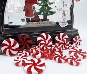 Acrylique Sucette De Noël Bonbons Canne Ornements Suspendus Diy Ornements En Plastique <span class=keywords><strong>Sucre</strong></span> Arbre De Noël Décoration <span class=keywords><strong>Sucre</strong></span> Pendentif - Product Image 4