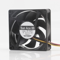 Ventilateur de refroidissement d'origine Sanyo 5V 24V 48V DC 12V 0.22A AC EC 8025 80X80X25MM 8CM pour convertisseur de fréquence, boîtier de serveur, quatre fils XF-73470