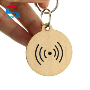 Etiqueta Médica de Contacto de Emergencia con Control de Acceso a Prueba de Agua, Llavero de Madera NFC para Grabar - Product Image 4