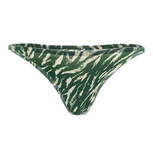 Tanga Sexy con Estampado de Leopardo para Tallas Grandes, Lencería, Tanga de Cintura Alta, Teñido Liso, No Tejido, Ecológico - Product Image 5