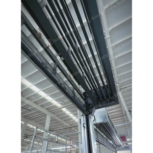 Porte sectionnelle <span class=keywords><strong>automatique</strong></span> Bolang à haute vitesse, gain de place, cadre en aluminium moderne, porte de <span class=keywords><strong>garage</strong></span> en verre transparent à vue complète - Product Image 3