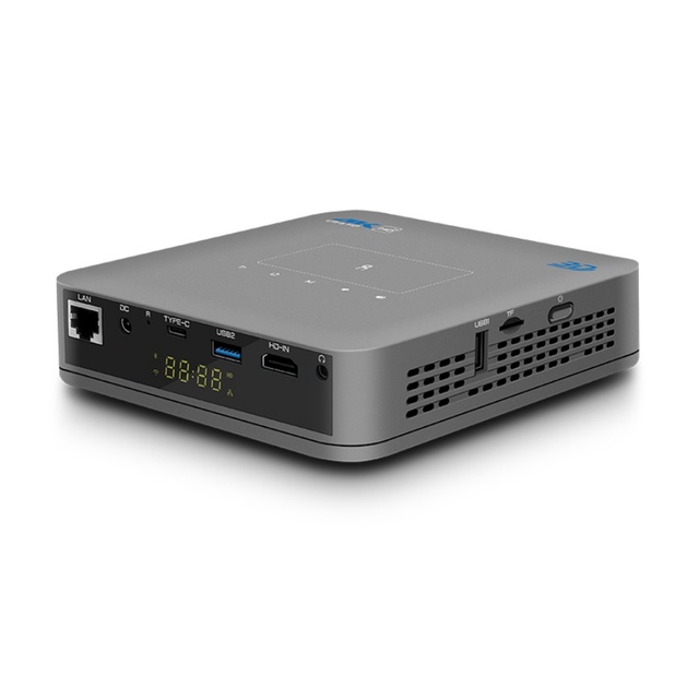 P15 Mini Projectors DLP 300 Lumens 2G RAM 16G ROM 3D 4K 5G Wifi Android 9 Home Theater Projector