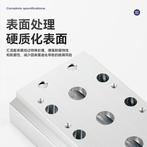 Conector de Base para Válvula Hidráulica de 4 Vías, 1/4 Pulgada, Aleación de Aluminio, 200 Bares, para Válvulas Solenoides - Product Image 5