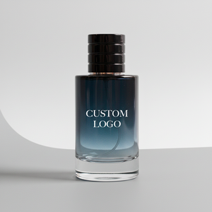 Botellas de Perfume de Vidrio Vacías de Alta Calidad OEM, Color Azul Degradado, 30ml 50ml 100ml, con Tapa Magnética - Product Image 1