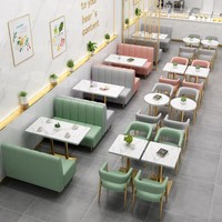 Prix d'usine – Mobilier commercial moderne pour restaurant : banquette de café, canapé, table et chaises pour la restauration