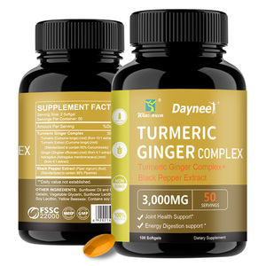 Winstown Healthcare Supplement Vegane Kapsel ergänzung Kurkuma Ingwer Comolex Kapseln - Product Image 6